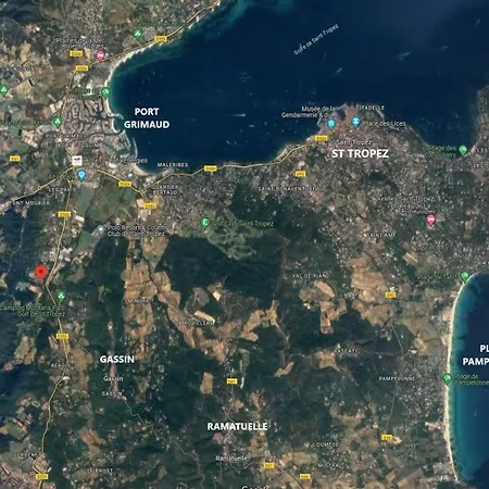 Provençale, Golfe Saint Tropez, Climatisée 12 Pers, 4 Suites, Piscine Chauffée, Hammam, Spa, Billard, Pétanque, Wifi Professionnel Débit Gassin