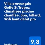 Saint Tropez Climatisée 12 Personnes, Piscine Chauffée, Hammam, Spa, Billard, Wifi Débit Pro Villa