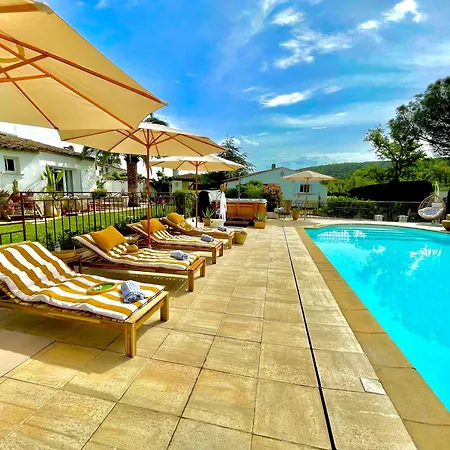Provencale Golfe St Tropez Climatisee Piscine Chauffee, Spa, Billard, Wifi Debit Pro * Gassin