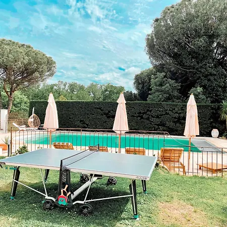 Villa Provencale Golfe St Tropez Climatisee Piscine Chauffee, Spa, Billard, Wifi Debit Pro Gassin