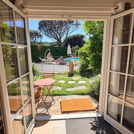 Climatisee, Golfe Saint Tropez, 12 Pers, 4 Suites, Piscine Chauffee, Hammam, Spa, Billard, Petanque, Wifi Professionnel Debit فيلة جاسّا